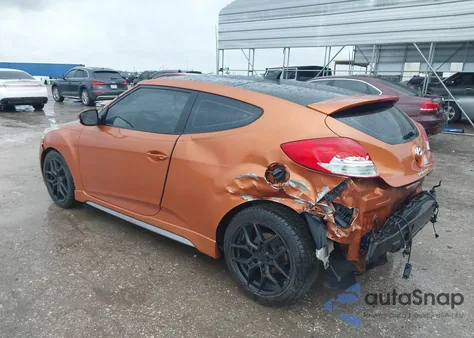 2015 Hyundai Veloster Turbo from USA, damaged, VIN KMHTC6AE5FU236383